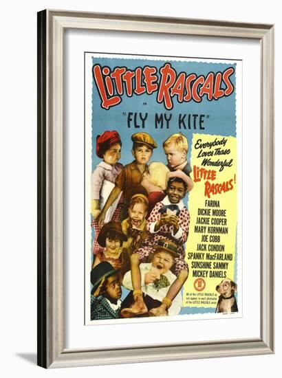 Fly My Kite, 1931-null-Framed Art Print