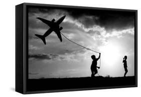 Fly My Plane-Trijoko-Framed Stretched Canvas