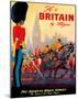 Fly To Britain By Clipper - Pan American World Airways (PAA) - British Royal Procession-Mark Von Arenburg-Mounted Giclee Print