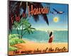 Fly to Hawaii-null-Mounted Giclee Print