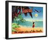 Fly to Hawaii-null-Framed Giclee Print