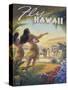 Fly to Hawaii-Kerne Erickson-Stretched Canvas