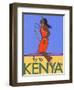 Fly to Kenya-Jean Pierre Got-Framed Art Print