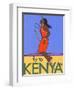 Fly to Kenya-Jean Pierre Got-Framed Art Print