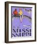 Fly to Mississippi-Jean Pierre Got-Framed Art Print