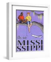 Fly to Mississippi-Jean Pierre Got-Framed Art Print