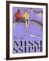 Fly to Mississippi-Jean Pierre Got-Framed Art Print