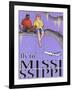 Fly to Mississippi-Jean Pierre Got-Framed Art Print