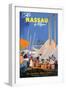 Fly to Nassau by Clipper-Von Arenburg-Framed Art Print