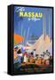 Fly to Nassau by Clipper-Von Arenburg-Framed Stretched Canvas