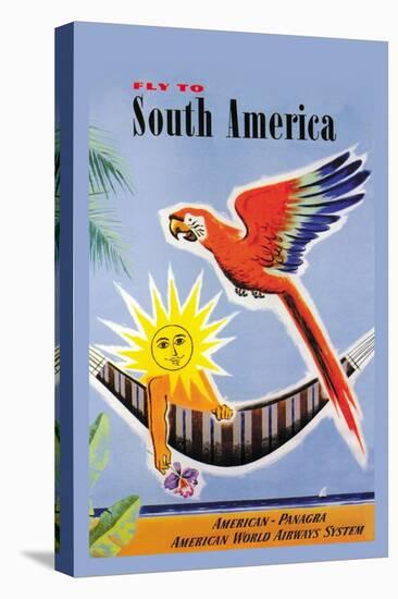 Fly to South America-Jean Dubois-Stretched Canvas