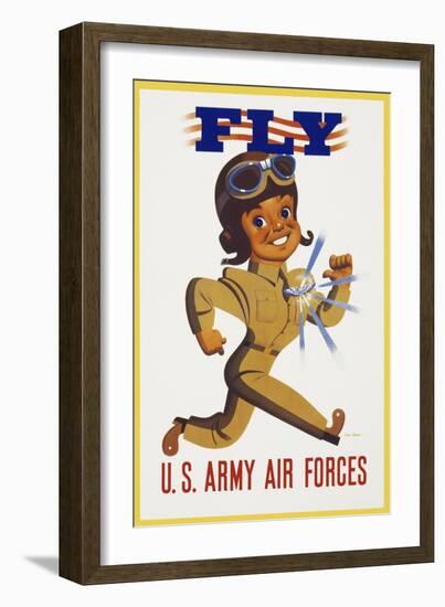 Fly - U.S. Army Air Forces-null-Framed Giclee Print