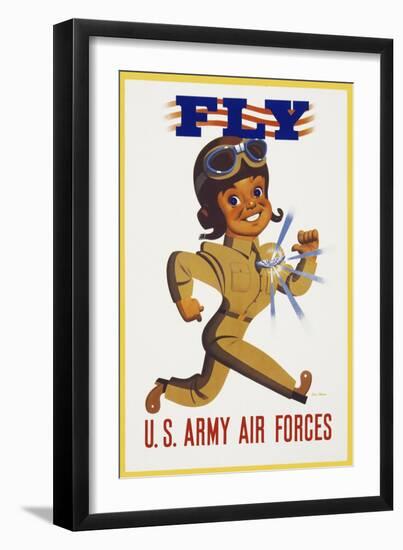 Fly - U.S. Army Air Forces-null-Framed Giclee Print