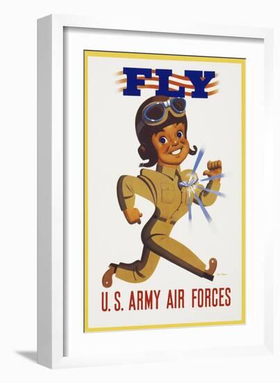 Fly - U.S. Army Air Forces-null-Framed Giclee Print