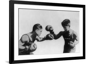 Fly Weight Boxing Champion Pancho Villa Photograph-Lantern Press-Framed Art Print