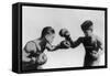 Fly Weight Boxing Champion Pancho Villa Photograph-Lantern Press-Framed Stretched Canvas