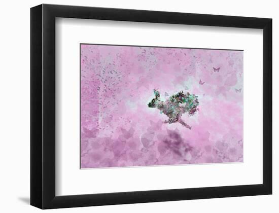 Fly with Hare-Claire Westwood-Framed Art Print