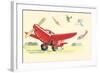 Flyaway At The Air Circus-null-Framed Art Print