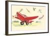 Flyaway At The Air Circus-null-Framed Art Print