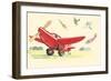 Flyaway At The Air Circus-null-Framed Art Print