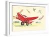 Flyaway At The Air Circus-null-Framed Art Print