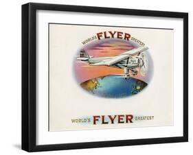 Flyer-Art Of The Cigar-Framed Giclee Print