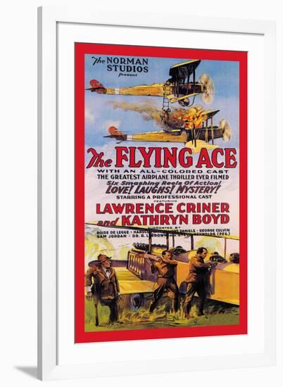 Flying Ace Movie Poster-null-Framed Art Print