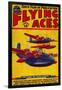 Flying Aces Magazine Cover-Lantern Press-Framed Art Print