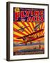 Flying Aces Magazine Cover-Lantern Press-Framed Art Print