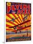 Flying Aces Magazine Cover-Lantern Press-Framed Art Print