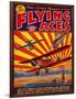 Flying Aces Magazine Cover-Lantern Press-Framed Art Print