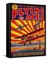 Flying Aces Magazine Cover-Lantern Press-Framed Stretched Canvas