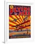 Flying Aces Magazine Cover-Lantern Press-Framed Art Print