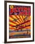 Flying Aces Magazine Cover-Lantern Press-Framed Art Print