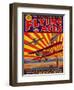 Flying Aces Magazine Cover-Lantern Press-Framed Art Print