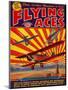 Flying Aces Magazine Cover-Lantern Press-Mounted Art Print