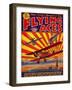 Flying Aces Magazine Cover-Lantern Press-Framed Art Print