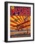 Flying Aces Magazine Cover-Lantern Press-Framed Art Print