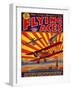 Flying Aces Magazine Cover-Lantern Press-Framed Art Print