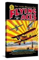 Flying Aces over the Rising Sun-C. B. Mayshark-Stretched Canvas