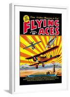 Flying Aces over the Rising Sun-C. B. Mayshark-Framed Art Print