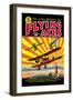 Flying Aces over the Rising Sun-C. B. Mayshark-Framed Art Print