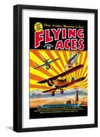 Flying Aces over the Rising Sun-C. B. Mayshark-Framed Art Print