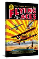 Flying Aces over the Rising Sun-C. B. Mayshark-Stretched Canvas