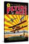 Flying Aces over the Rising Sun-C. B. Mayshark-Stretched Canvas