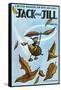 Flying Acorn - Jack and Jill, October 1954-Leo Politi-Framed Stretched Canvas