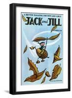 Flying Acorn - Jack and Jill, October 1954-Leo Politi-Framed Giclee Print