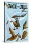 Flying Acorn - Jack and Jill, October 1954-Leo Politi-Stretched Canvas