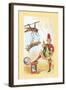 Flying Acrobatics-Frolie-Framed Art Print