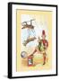 Flying Acrobatics-Frolie-Framed Art Print